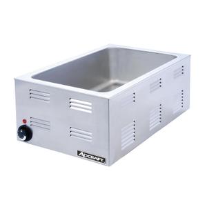 Adcraft Full Size Food Warmer, 1200W, in Stainless Steel (FW-1200W)