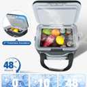 Lekesky Soft Cooler Bag 20 Can, Leakproof Insulated Cooler Backpack, Insulated Bag Portable Ice Chest Box for Beach, Beverage, Travel, Camping, Picnic, Trips, Floating Cooler with Zipper