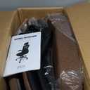 Ergonomic Office Chair, High Back Mesh Desk Chair with Adjustable Lumbar Support & Headrest, Flip-up Armrest, Computer Task Chairs for Home and Executive Office (B-Black)