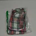 Woaboy Christmas Set of 2 Scottish Tartan Throw Pillow Covers Farmhouse Classic Plaid Decorative Couch Pillows Home Decor for Sofa Living Room Bed 18x18 Inch, Red and White