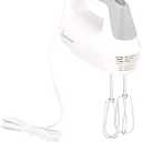 BLACK+DECKER Lightweight Hand Mixer, White, MX1500W