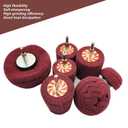 7 PCS Non Woven Abrasive Buffing Wheels Drill Attachment, Scouring Pads Wheel with 1/4" Shank for Polishing Mirror Stainless Steel Copper Aluminum Wood Wares 320 Grit