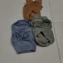 Dog Sweater, 3 Pack Dog Sweaters for Small Dogs Girl Boy, Ultra Soft Warm Puppy Clothes Dog Coat for Winter (Lt Blue+Olive+Brown, Small)