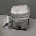 TLOG Mini Rice Cooker 2.5 Cups Uncooked, Healthy Ceramic Coating Portable Cooker, 1.2L Travel Small for 13 People, Personal maker, Food Steamer, 12 Hours delay timer, Multicooker Grains, Oats