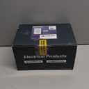 ELECTECK 10 Pack GFCI Outlets 15 Amp, Non-Tamper Resistant, Decor GFI Receptacles with LED Indicator, Ground Fault Circuit Interrupter, Wallplate Included, ETL Listed, White