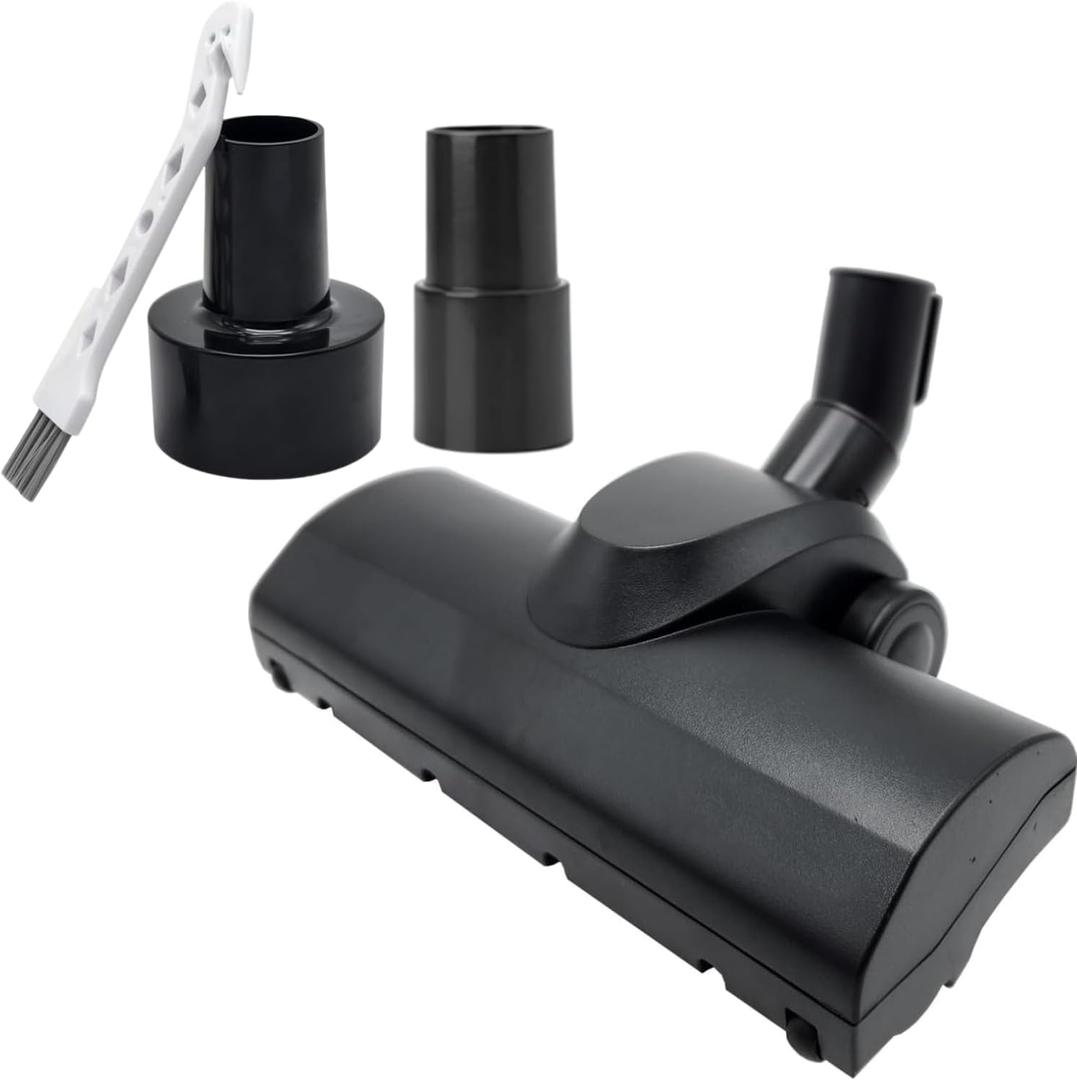 For Shop Vac Using 1 1/4'' & 2 1/2'' Accessories, Turbo Brush Head 1.25" Plus 2 1/2 Inch Vacuum Hose Adapter Compatible with Rigid Shop-Vac VacMaster Craftman - Vacuum Attachment for Pet Hair Removal