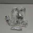 Rely+ 5 Arm Baby Candelabra Black Matte 8 Inch Taper Candle Holders Gothic Decorations Candlesticks Holder Home Decor Wedding Parties Centerpiece for Dining Table