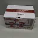 21Pcs Meat Grinder & Cheese Grater Attachment for KitchenAid Stand Mixer, with 4 Grinding Plates, Metal Sausage Stuffer Tubes, 4 Slicer Shredder Attachment, Kitchen Aid Accessories and Attachments