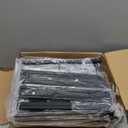 6-Tier Metal Shoe Rack Organizer Shoe Storage for Entryway 18-24 Pairs Narrow Shoe Rack for Closet Heavy-Duty Shoe Rack with Wooden Top Shelf for Garage Rustic Brown