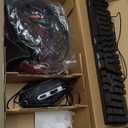 Gaming Keyboard and Mouse and Mouse pad and Gaming Headset, Wired LED RGB Backlight Bundle for PC Gamers and Xbox and PS4 Users - 4 in 1 Edition Hornet RX-250 (Black)