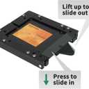 ERGOSEAT Quick Disconnect Seat Mount V2,16cmSwivel