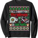 I Want For Christmas Is More Car Parts Ugly Sweater Xmas Sweatshirt, Size: L