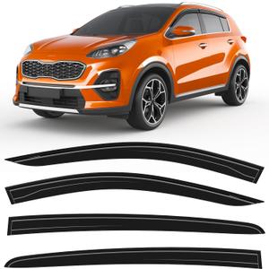 Out-Channel Window Visors Rain Guards for Kia Sportage 2017-2022