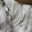 Nanko Queen Comforter Set 3pc, Art Grey White Printed Pattern Reversible Down Alternative Microfiber Bedding - All Season Duvet and 2 Pillowcases Bed Sets Modern for Women Men, Size 88 x 90 Gray