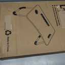 BUYIFY 23" Foldable Lap Desk for Laptop Writing w/Cup Holder Black