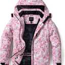 TSLA Women's Winter Ski Jacket, Waterproof Warm Insulated Snow Coats, Cold Weather Windproof Snowboard Jacket with Hood