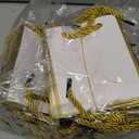 Fainne 24 Pcs Gold Mini Gift Bags with Handle Gift Card Bags Bulk Extra Small Paper Party Favor Boxes Tiny for Christmas Wedding Baby Shower Birthday Wrapping Supplies, 4.7 x 3.9 x 2.3 Inch