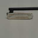 VAEHOLD Adhesive Paper Towel Holder Under Cabinet Wall Mount for Kitchen Paper Towel, Black Paper Towel Roll Holder Stick to Wall, Stainless SteelBlack