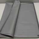 URMONA Waterproof Silicone Under Sink Mat 31'' x 22'' Shelf Liner for Kitchen and Bathroom, Cabinet and Counter Protector, Storage and Organizers, Litter Mat, Pet Cat Puppy Essentials(Dark Grey)