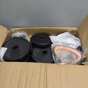 FEIERDUN Adjustable Dumbbells, 50lbs Free Weight Set with Connector, 4 in1 Dumbbells Set Used as Barbell, Kettlebells, Push up Stand, Fitness Exercises for Home Gym Suitable Men/ Women