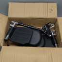 YZRYXHWL Wheelchair Elevating Leg RestsWheelchair Legrest AssemblyPadded Calf PadsUniversal Wheelchair Replacement PartsBlack1 Pair(Black)