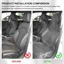 50PCS Disposable Car Seat Covers, Plastic Seat Covers for Cars, Universal Clear Vehicle Chair Protector, Auto Accessories Dustproof Waterproof Auto Chair Protector Fit for Most Vehicles