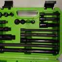 18-piece Impact Socket Extension Set Tools, Swivel Universal Joint, Deep 1/4", 3/8", 1/2" Drive Socket Adapter, Extension Bar, 3 Ratchet Coupler, CR-V Steel Alloy Corrosion-Resistant Mechanic Tools