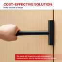 Door Hinge Adjustment Tool - Heavy Weight .134 and .180 Gauge Door Adjustment Tool, Integral Steel Hinge Bender, Hinges Gap Adjusting Wrench, Door Hinges Repair Tools for Standard and Commercial Doors