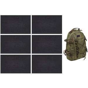 SUPERFINDINGS 13Pcs Blank Flag Patch Black Tactical Patch Solid Black Flag Patch Back DIY Flags Military Tactical Patch Rectangle Hook & Loop Tapes Self-Adhesive Small Patches for Hat Backpack Jacket