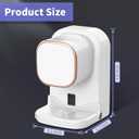Automatic Toothpaste Dispenser,Wall Mounted Electric Toothpaste Dispenser for Kids and Adults,Toothpaste Dispenser for Bathroom (White