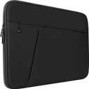 Laptop Case Sleeve 17 inch, Shockproof Protective Computer Carrying Cover with Front Pocket, Durable Laptop Sleeve for 17-17.3 inch HP, Dell, Acer, Asus, Notebook, Black