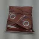Autumn Rust Sheer Curtains 63 Inches Long for Bedroom Living Room Grommet Boho Airy See Through Faux Linen Bohemian Terracotta Ochre Tangerine Window Voile Sheer Curtains 63 Inch Length Set 2 Panels