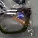 Oprah Style Reading Glasses for Women Men Blue Light Blocking Computer Square Readers with Spring Hinge 2.50