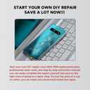 GREEN FUSION Rear Back Glass Cover Replacement Compatible with Pixel 9, with Repair Tools + Instruction, Peony