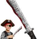 3 x Toy Knife for Kids - Safe Soft Red Blade Scary Fun Prop and Cosplay Party