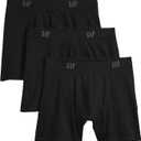 GAP Men's 3-pack Boxer Brief Underpants Underwear (Large, True Black)