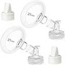 Amazon.com : PumpMom-us 21mm Flanges Compatible with Spectra S2 S1 9 Plus Breast Pumps Accessories, Replacement Breast Shield for Spectra Pump Parts and 21 mm Flange 