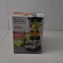 BLACK+DECKER PowerCrush Multi-Function Blender with 6-Cup Glass Jar, 4 Speed Settings, Silver
