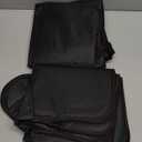 Car Seat Protector, 2 Pack Carseat Protector with Thick Padding, Baby/Pets for Child Car Seat-Mesh Pockets-Waterproof-Universal Size(Black)