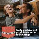 Conversation Cards for Couples - 200 Relationship-Building Questions & Challenges, Card Game to Deepen Connection for Adult Partners (Red)