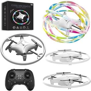 2024 Small RC Quadcopter Drone, 360 Degree Flip LED Light, 90 Degree Circular Flight Toy for 8-12 Year Old Kids, Mini Drone, Christmas Gift