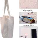 BDWPSS Cancer Awareness Gift Cancer Fighter Gift Fight Cancer In Colors Tote Bag Cancer Support Gift Hope Ribbon Gift