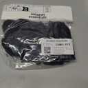 Amazon Essentials Women's Cotton High Leg Brief Underwear, Pack of 10, Black, X-Small