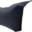 Headrest Pillow with Pearl Cotton Filling for Recliner, Sofa, Chair, Pearl Cotton Filled, Non-Slip Back (Black)