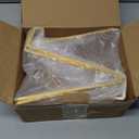 Plate Holder Easel Display Stand - 8 inch Metal Plate Stands for Display - Tabletop Picture Stand - Gold Iron Easels for Display Pictures | Photo Frames | Book | Decorative Plates | Plaque - 3 Pack