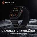 Bandletic Compatible with Apple Watch Ultra Band for Men, Breathable Nylon Sport Loop Strap with Magnetic Fidlock Hook Buckle for iWatch Ultra 3/2/1 49mm, Series 11/10 46mm, 9/8/7 45mm, SE/6/5/4 44mm