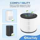 True HEPA Replacement Filters for MA Air Purifier 14/14W/14B models, H13 True HEPA and Activated Carbon Filters, 3 in 1 Pre-Filters, 2 Pack