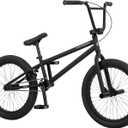Retrospec Sesh 20 Kids BMX Bike - Freestyle Youth Bicycle for Boys and Girls With Removable Axle Pegs, U-Brake, Threadless Steering and Shock-Absorbing Tires for Children Ages 6-11 Years Old (Matte Black)