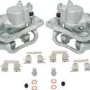 Labwork 2x Rear Left and Right Disc Brake Caliper Replacement for Toyota Sienna 4 Wheel Disc 2004-2010