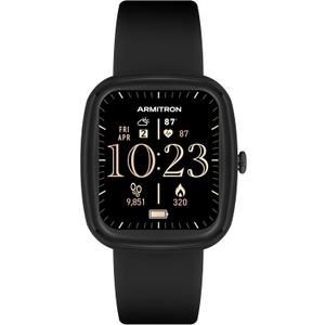 Armitron Connect Lunar Smartwatch, Health and Fitness Tracker, Sport Modes, Water Resistant and More (Black)